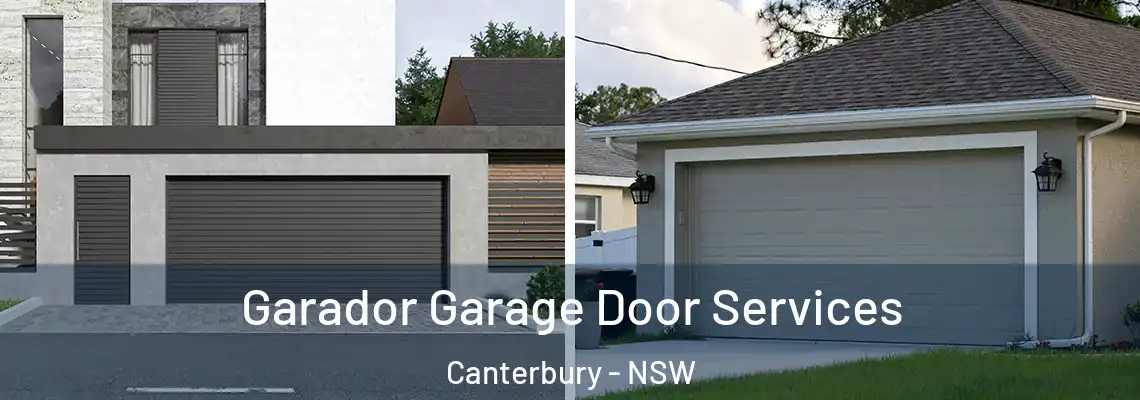 Garador Garage Door Services Canterbury - NSW