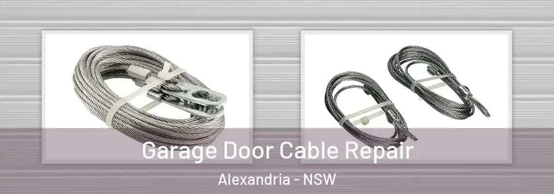 Garage Door Cable Repair Alexandria - NSW