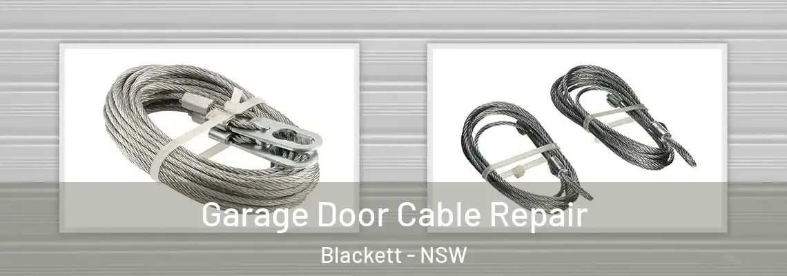 Garage Door Cable Repair Blackett - NSW