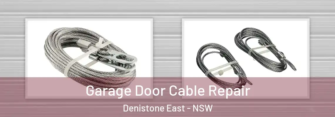 Garage Door Cable Repair Denistone East - NSW