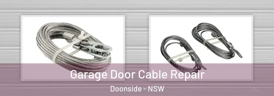 Garage Door Cable Repair Doonside - NSW