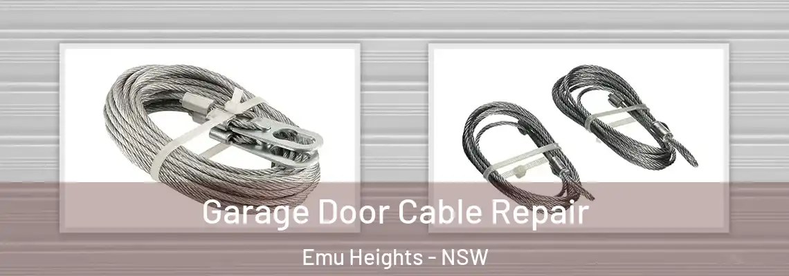 Garage Door Cable Repair Emu Heights - NSW