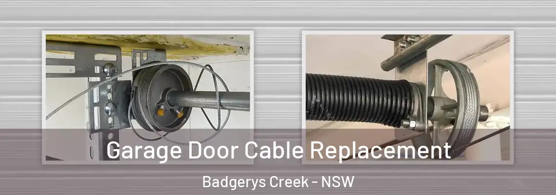Garage Door Cable Replacement Badgerys Creek - NSW