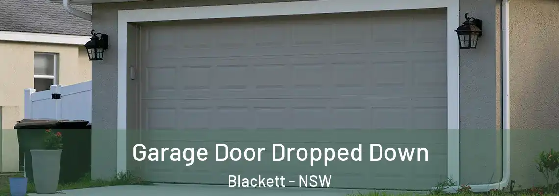 Garage Door Dropped Down Blackett - NSW