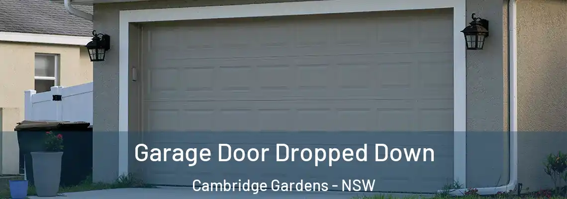 Garage Door Dropped Down Cambridge Gardens - NSW