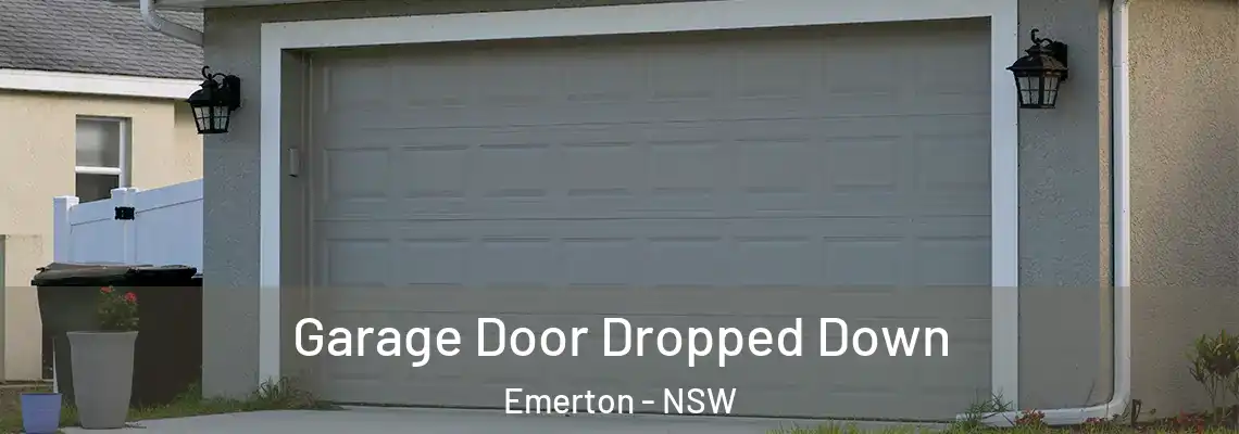  Garage Door Dropped Down Emerton - NSW