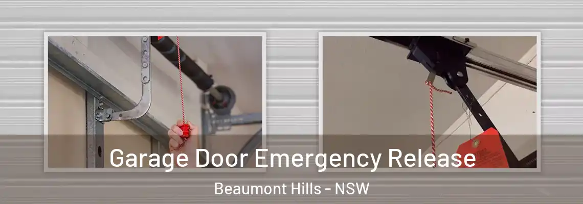Garage Door Emergency Release Beaumont Hills - NSW