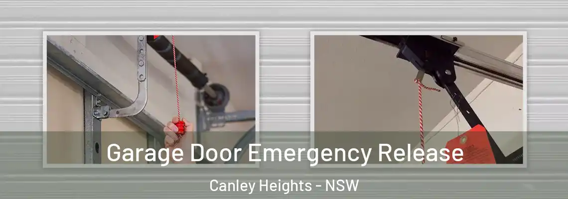 Garage Door Emergency Release Canley Heights - NSW