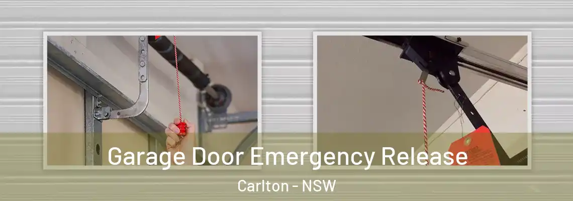 Garage Door Emergency Release Carlton - NSW