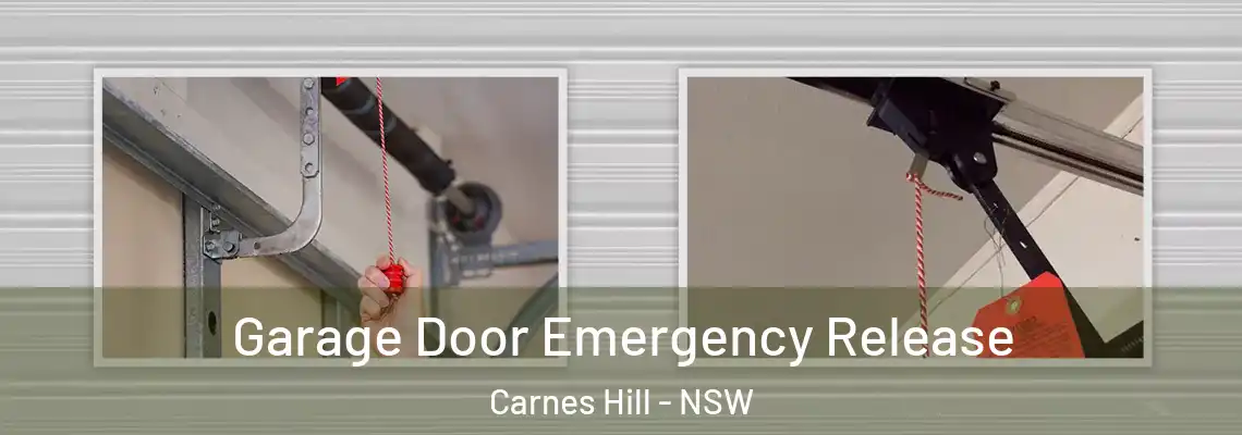 Garage Door Emergency Release Carnes Hill - NSW
