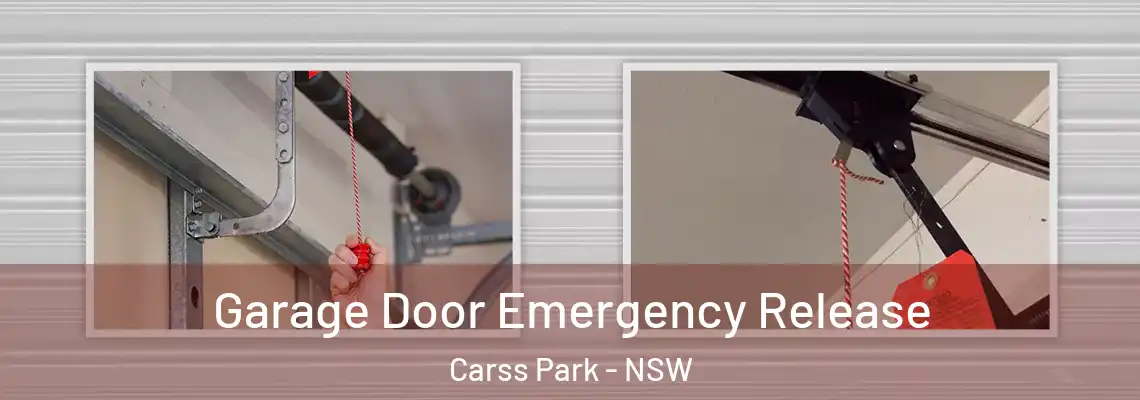 Garage Door Emergency Release Carss Park - NSW