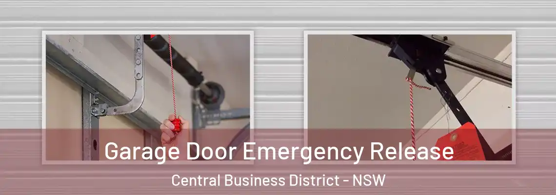 Garage Door Emergency Release Central Business District - NSW
