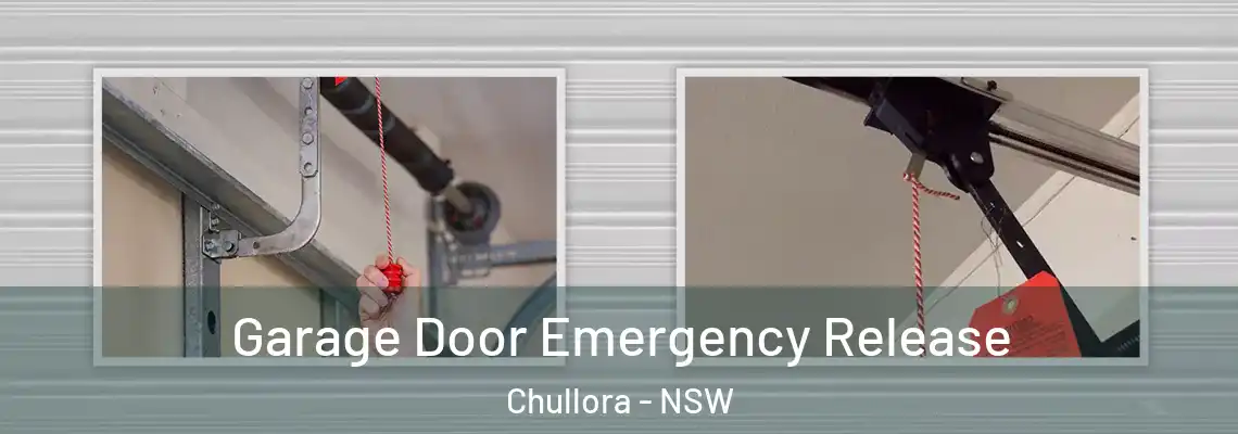 Garage Door Emergency Release Chullora - NSW