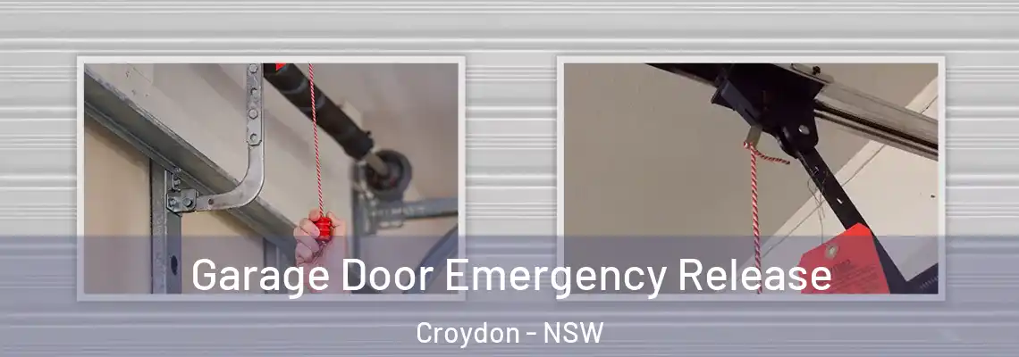Garage Door Emergency Release Croydon - NSW
