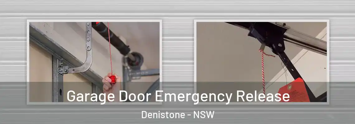 Garage Door Emergency Release Denistone - NSW