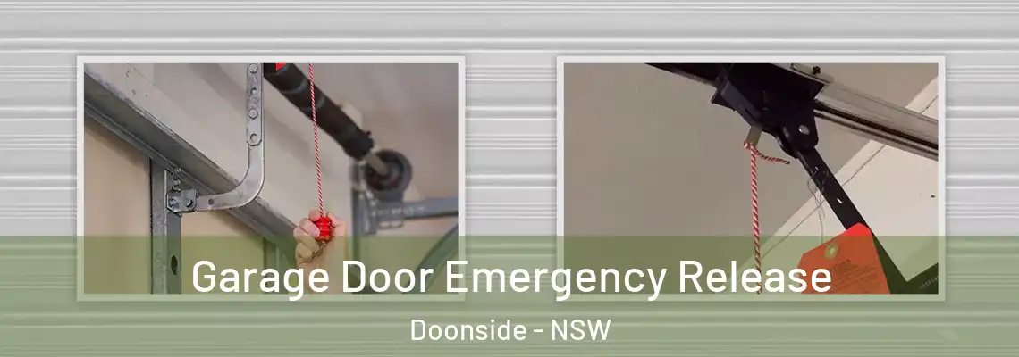 Garage Door Emergency Release Doonside - NSW
