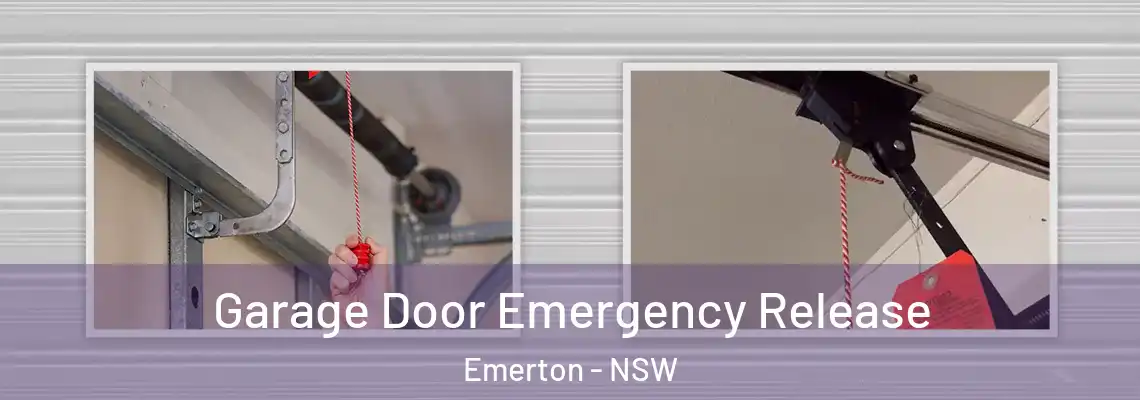 Garage Door Emergency Release Emerton - NSW