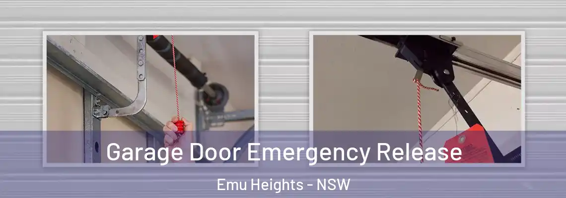 Garage Door Emergency Release Emu Heights - NSW