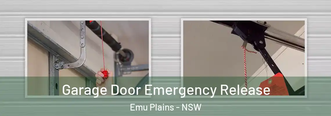 Garage Door Emergency Release Emu Plains - NSW