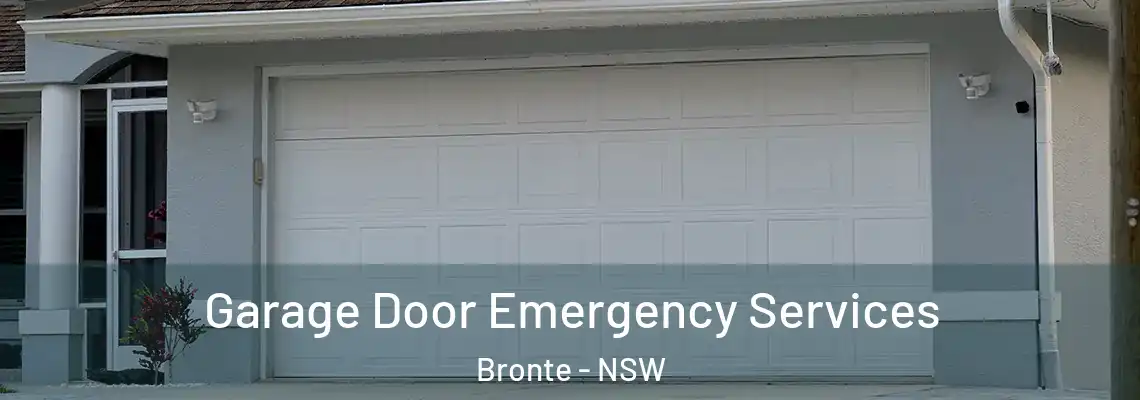 Garage Door Emergency Services Bronte - NSW