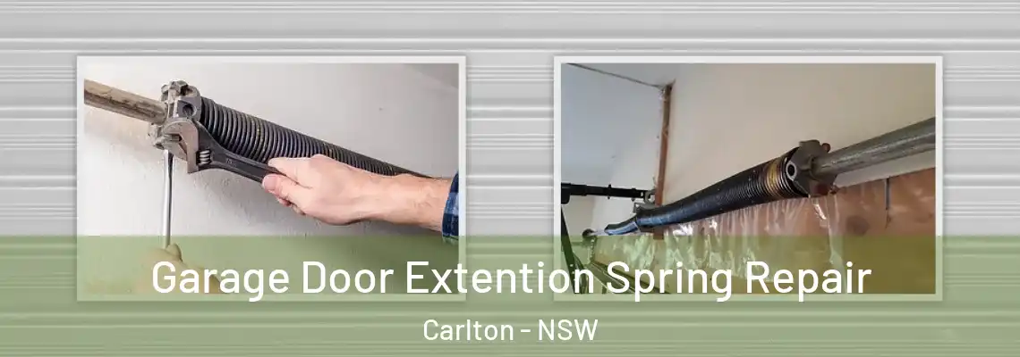 Garage Door Extention Spring Repair Carlton - NSW