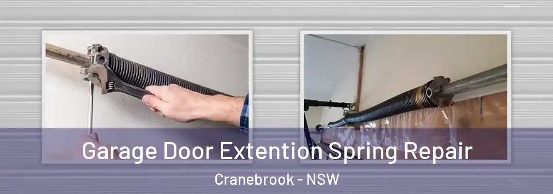 Garage Door Extention Spring Repair Cranebrook - NSW