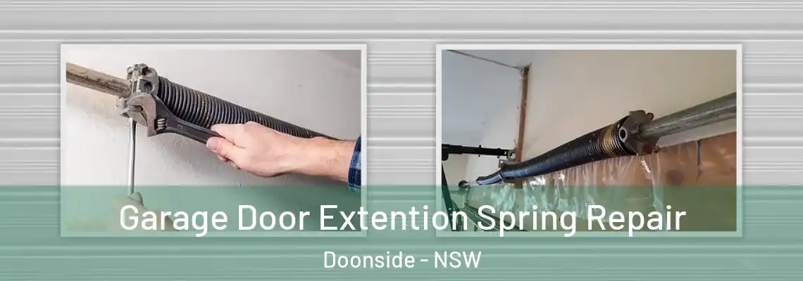 Garage Door Extention Spring Repair Doonside - NSW