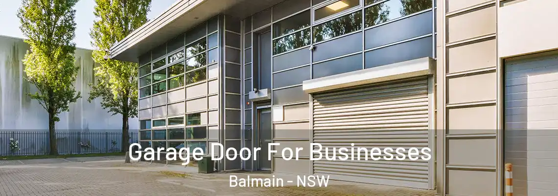 Garage Door For Businesses Balmain - NSW