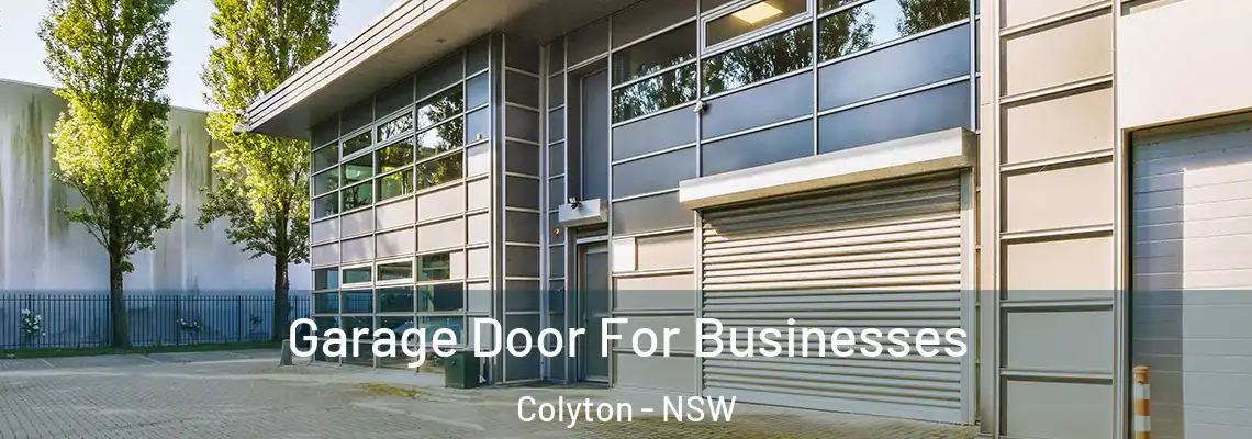Garage Door For Businesses Colyton - NSW