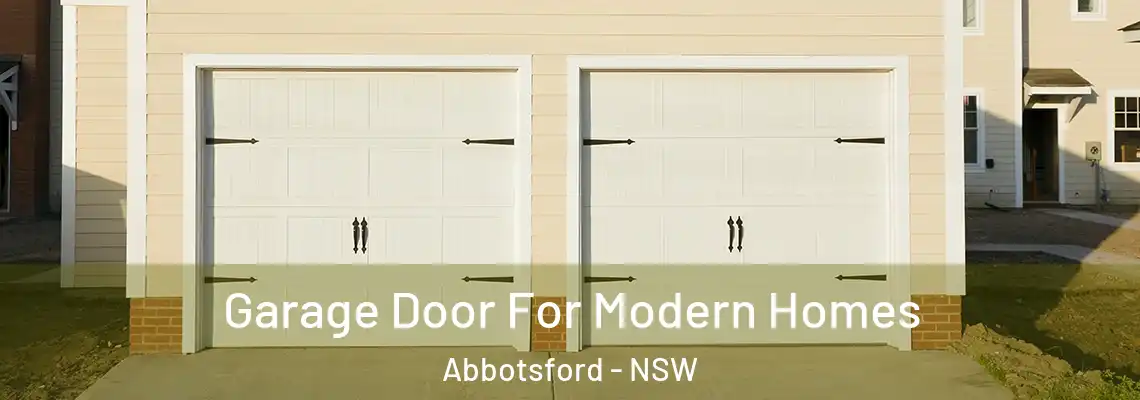 Garage Door For Modern Homes Abbotsford - NSW