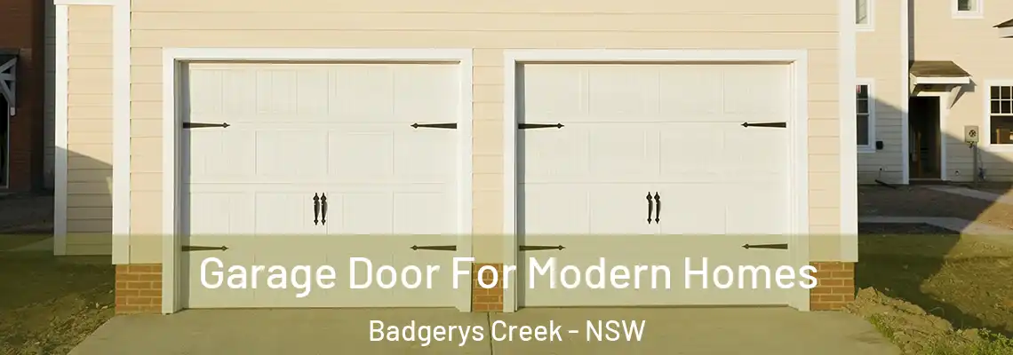 Garage Door For Modern Homes Badgerys Creek - NSW