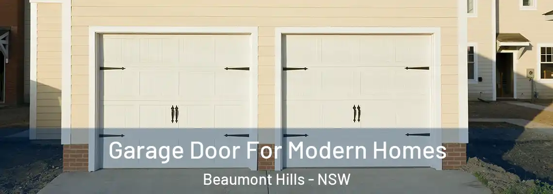 Garage Door For Modern Homes Beaumont Hills - NSW