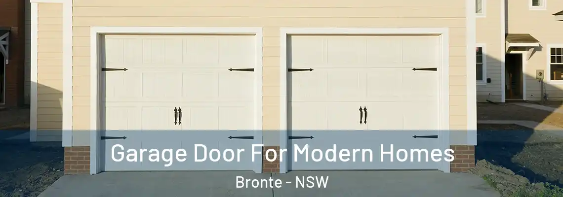 Garage Door For Modern Homes Bronte - NSW