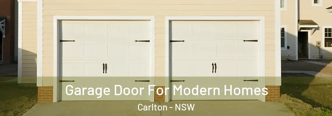 Garage Door For Modern Homes Carlton - NSW