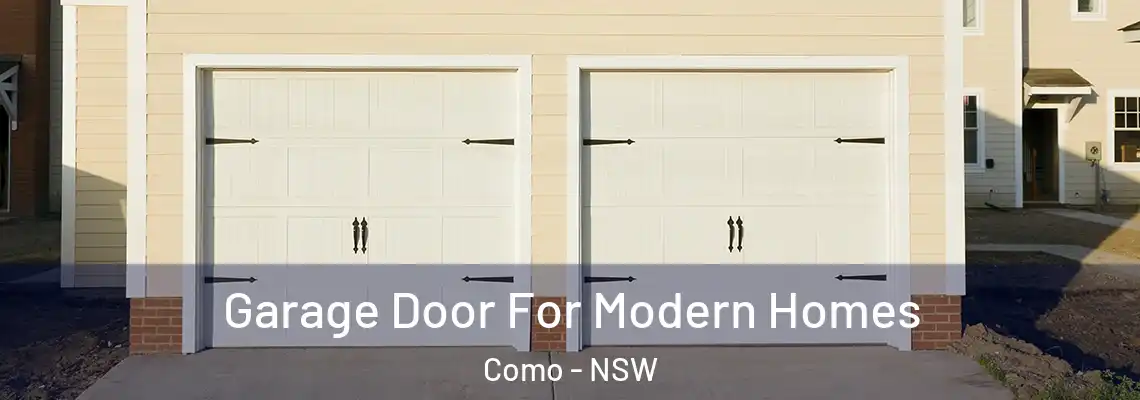 Garage Door For Modern Homes Como - NSW