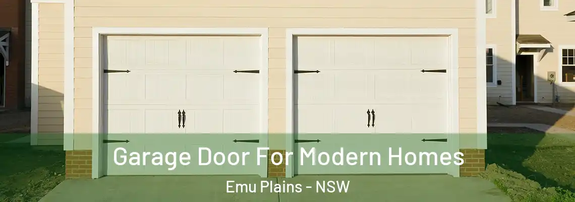 Garage Door For Modern Homes Emu Plains - NSW