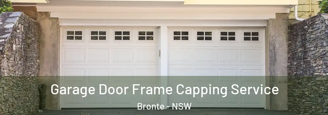 Garage Door Frame Capping Service Bronte - NSW