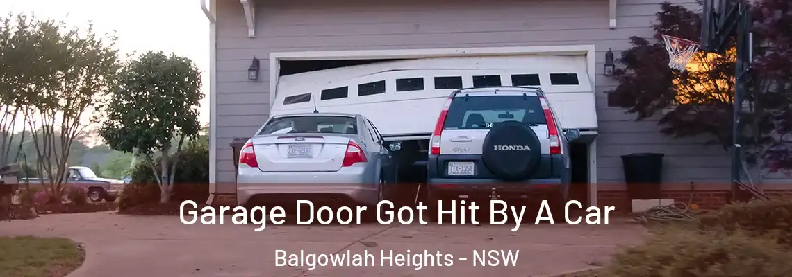 Garage Door Got Hit By A Car Balgowlah Heights - NSW