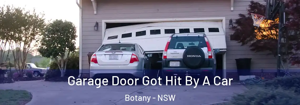 Garage Door Got Hit By A Car Botany - NSW
