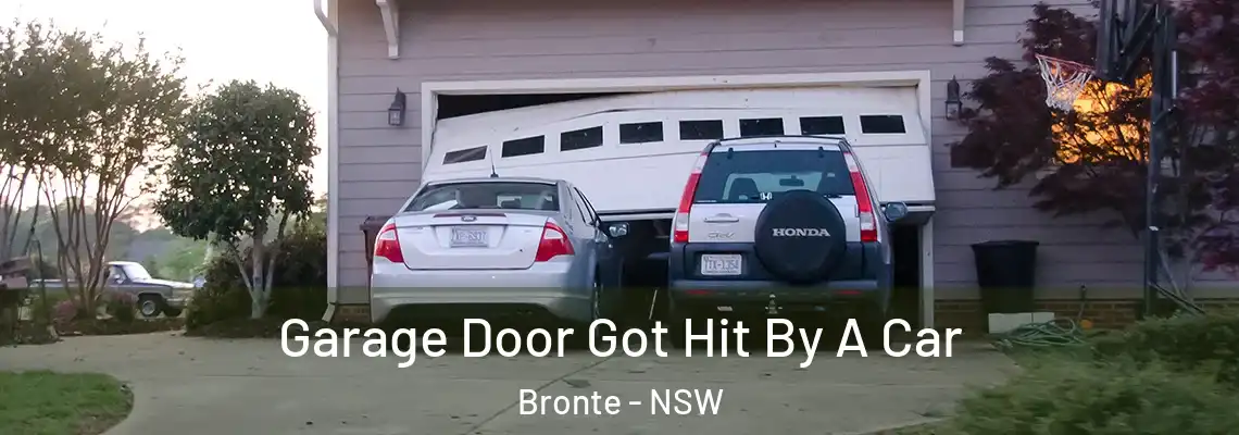 Garage Door Got Hit By A Car Bronte - NSW