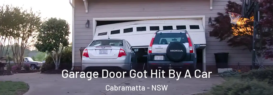 Garage Door Got Hit By A Car Cabramatta - NSW