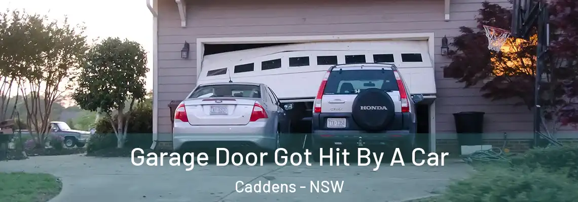 Garage Door Got Hit By A Car Caddens - NSW