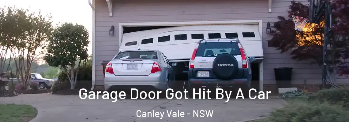 Garage Door Got Hit By A Car Canley Vale - NSW