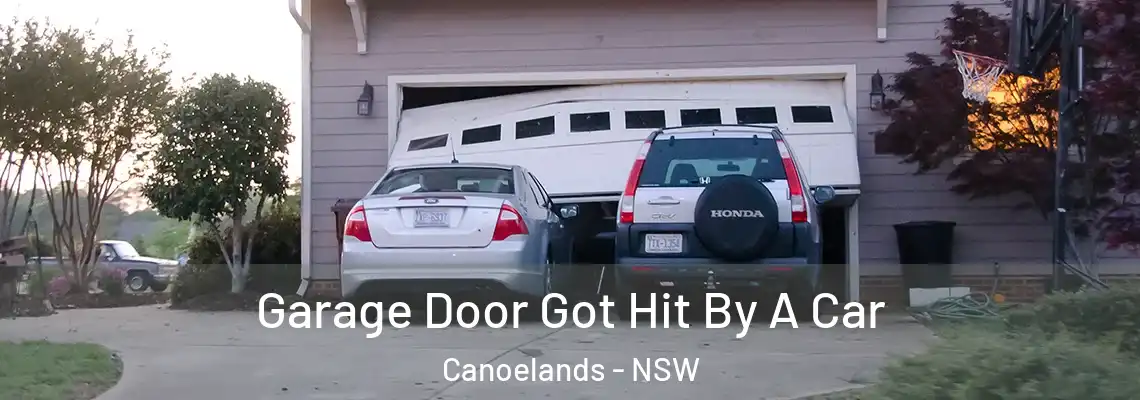 Garage Door Got Hit By A Car Canoelands - NSW