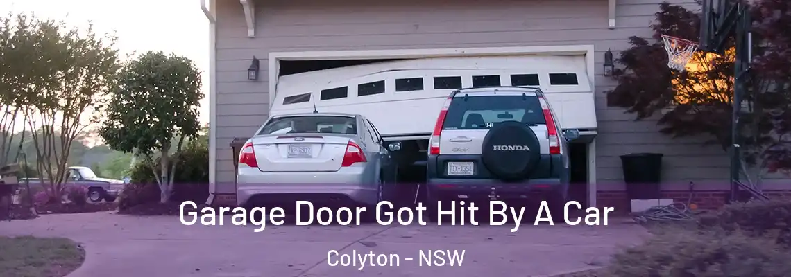 Garage Door Got Hit By A Car Colyton - NSW