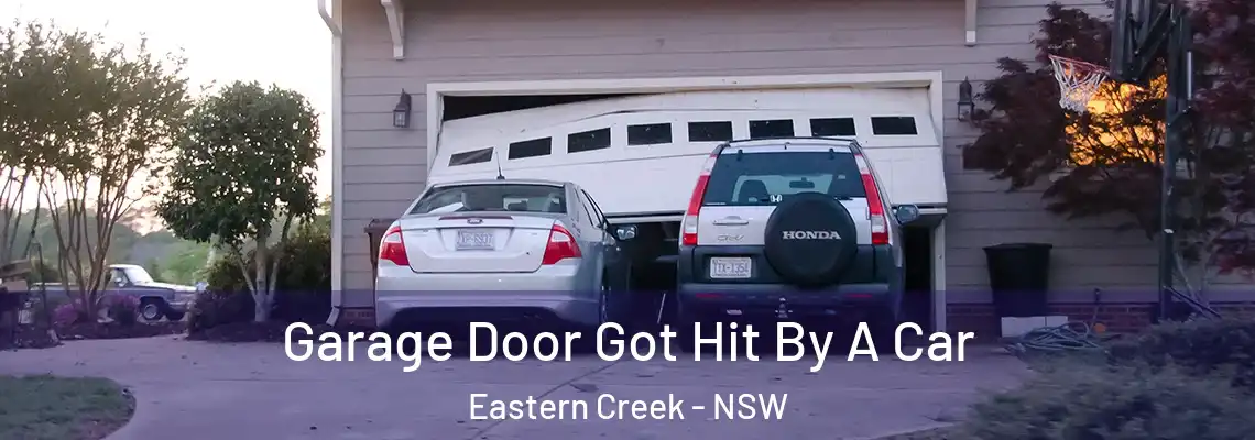 Garage Door Got Hit By A Car Eastern Creek - NSW