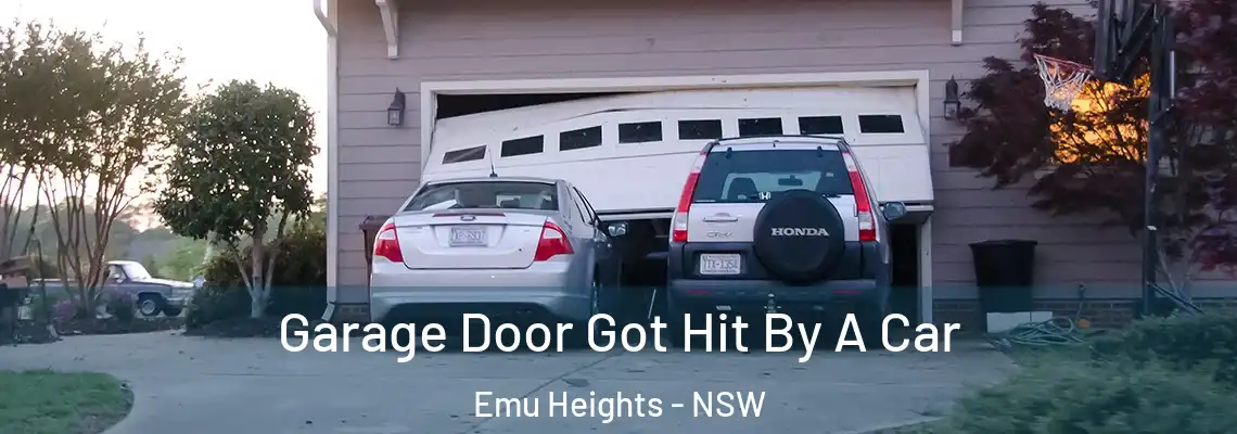 Garage Door Got Hit By A Car Emu Heights - NSW