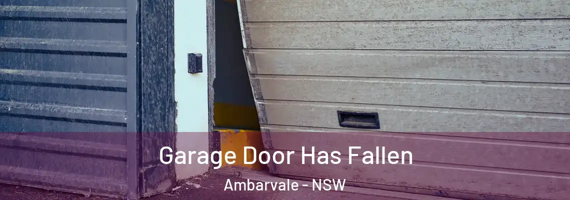  Garage Door Has Fallen Ambarvale - NSW