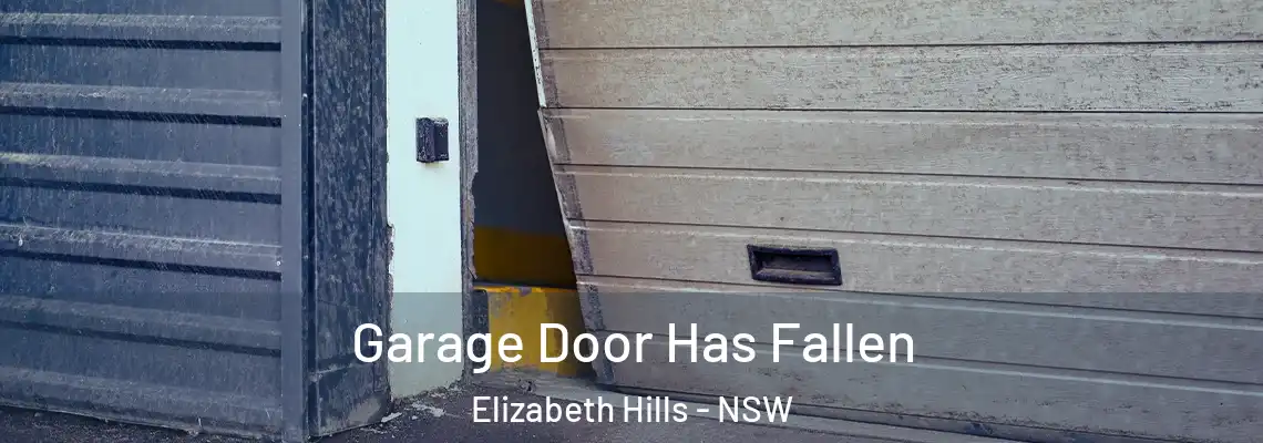 Garage Door Has Fallen Elizabeth Hills - NSW