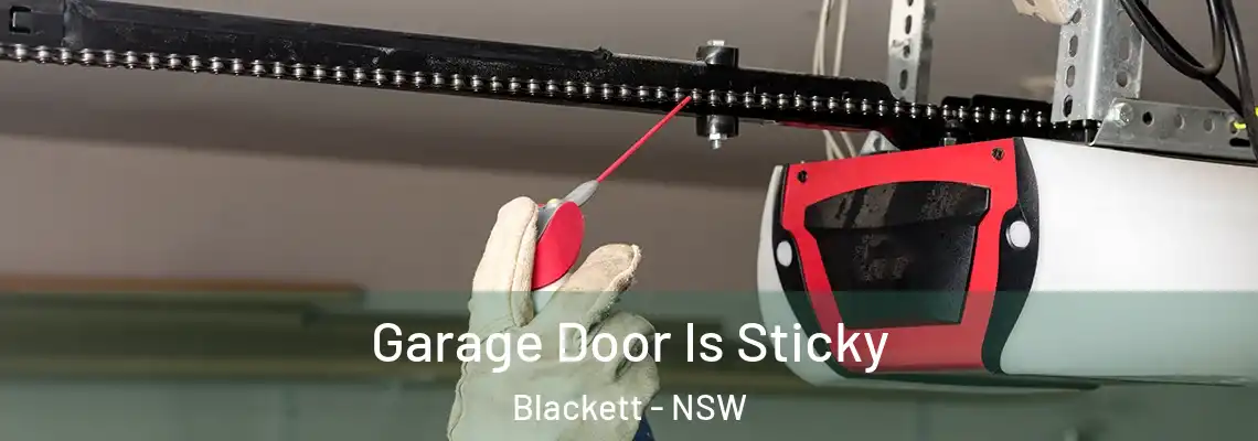 Garage Door Is Sticky Blackett - NSW
